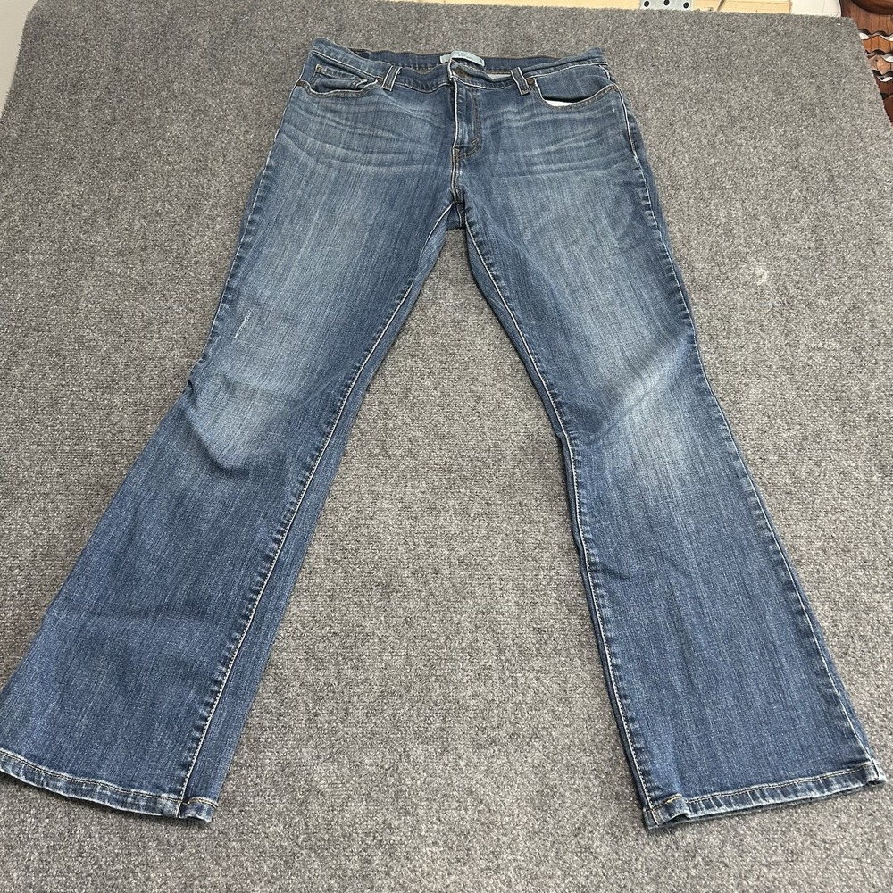 Levis 515 Jeans Womens 12 Long Boot Cut Mid Rise Blue  Denim‎  Inseam 31
